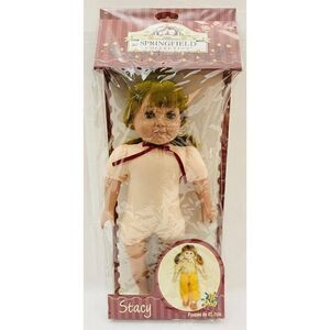 18" Stacy Doll NIB Fibre Craft Springfield Collection Blonde Hair Green Eyes